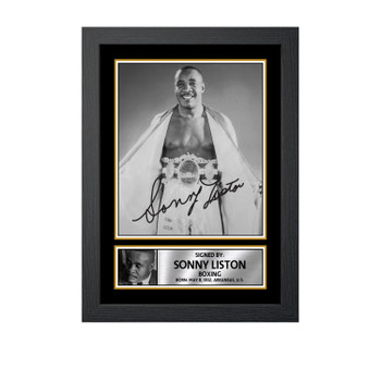 Sonny Liston M786 Boxing Autographed Poster Print Photo Signature Gift Sonny Liston M786 Boxing Autographed Poster Print Photo Signature Gift