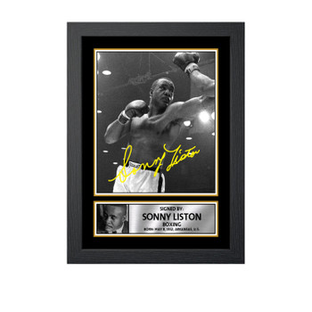 Sonny Liston M787 Boxing Autographed Poster Print Photo Signature Gift Sonny Liston M787 Boxing Autographed Poster Print Photo Signature Gift