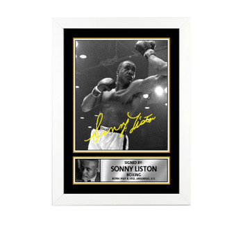 Sonny Liston M787 Boxing Autographed Poster Print Photo Signature Gift Sonny Liston M787 Boxing Autographed Poster Print Photo Signature Gift
