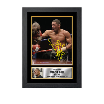 Virgil Hill M792 Boxing Autographed Poster Print Photo Signature Gift Virgil Hill M792 Boxing Autographed Poster Print Photo Signature Gift