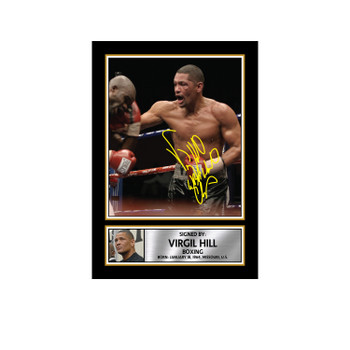 Virgil Hill M792 Boxing Autographed Poster Print Photo Signature Gift Virgil Hill M792 Boxing Autographed Poster Print Photo Signature Gift