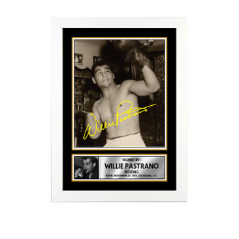 Willie Pastrano M798 Boxing Autographed Poster Print Photo Signature Gift Willie Pastrano M798 Boxing Autographed Poster Print Photo Signature Gift