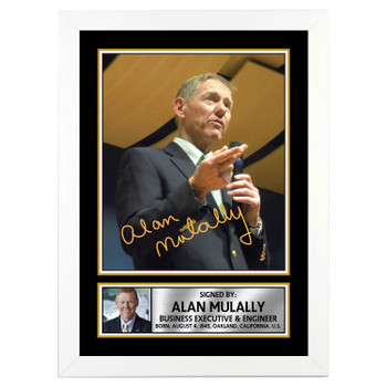 Alan Mulally 2 Famous Businessmen Autographed Poster Print Photo Signature Gift Alan Mulally 2 Famous Businessmen Autographed Poster Print Photo Signature Gift