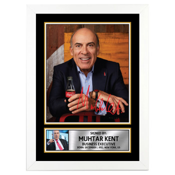 Mutar kent Famous Businessmen Autographed Poster Print Photo Signature Gift