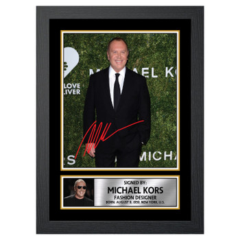Michael Kors 2 Fashion Designer Autographed Poster Print Photo Signature Gift Michael Kors 2 Fashion Designer Autographed Poster Print Photo Signature Gift