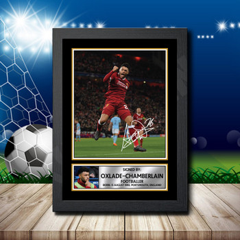 ALEX OXLADE-CHAMBERLAIN Footballer Autographed Poster Print Photo Signature Gift ALEX OXLADE-CHAMBERLAIN Footballer Autographed Poster Print Photo Signature Gift