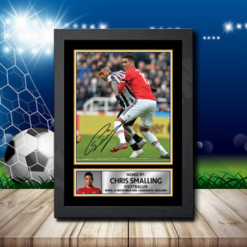 CHRIS SMALLING Footballer Autographed Poster Print Photo Signature Gift CHRIS SMALLING Footballer Autographed Poster Print Photo Signature Gift