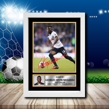 Georges-Kvin Nkoudou 2 Footballer Autographed Poster Print Photo Signature Gift Georges-Kvin Nkoudou 2 Footballer Autographed Poster Print Photo Signature Gift