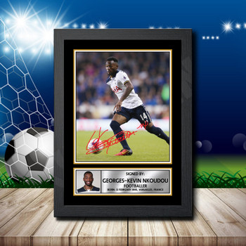 Georges-Kvin Nkoudou 2 Footballer Autographed Poster Print Photo Signature Gift Georges-Kvin Nkoudou 2 Footballer Autographed Poster Print Photo Signature Gift