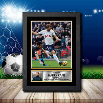 Harry Kane 3 Footballer Autographed Poster Print Photo Signature Gift Harry Kane 3 Footballer Autographed Poster Print Photo Signature Gift