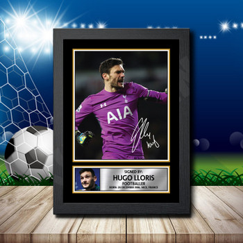 Hugo LLORIS Footballer Autographed Poster Print Photo Signature Gift Hugo LLORIS Footballer Autographed Poster Print Photo Signature Gift