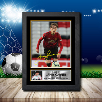 James Garner Footballer Autographed Poster Print Photo Signature Gift James Garner Footballer Autographed Poster Print Photo Signature Gift
