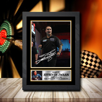 Jeffrey De Zwaan 2 Signed Autographed Darts Star Poster Print Framed Merch Gift Jeffrey De Zwaan 2 Signed Autographed Darts Star Poster Print Framed Merch Gift