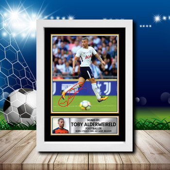 Toby Alderweireld 2 Footballer Autographed Poster Print Photo Signature Gift Toby Alderweireld 2 Footballer Autographed Poster Print Photo Signature Gift