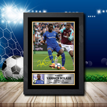 Yannick Bolasie 2 Footballer Autographed Poster Print Photo Signature Gift Yannick Bolasie 2 Footballer Autographed Poster Print Photo Signature Gift