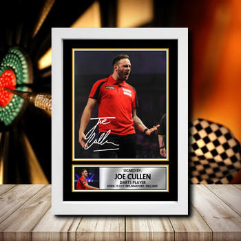 Joe Cullen 2 Signed Autographed Darts Star Poster Print Framed Merch Gift Joe Cullen 2 Signed Autographed Darts Star Poster Print Framed Merch Gift