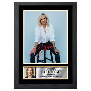 Dara Torres M459 Swimmer Autographed Poster Print Photo Signature Gift Dara Torres M459 Swimmer Autographed Poster Print Photo Signature Gift