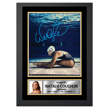 Natalie Coughlin M478 Swimmer Autographed Poster Print Photo Signature Gift Natalie Coughlin M478 Swimmer Autographed Poster Print Photo Signature Gift