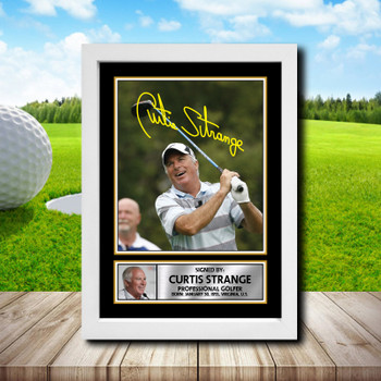 Curtis Strange 2 Golf Autographed Poster Print Photo Signature Gift Curtis Strange 2 Golf Autographed Poster Print Photo Signature Gift