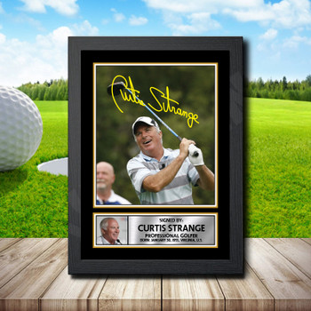 Curtis Strange 2 Golf Autographed Poster Print Photo Signature Gift Curtis Strange 2 Golf Autographed Poster Print Photo Signature Gift
