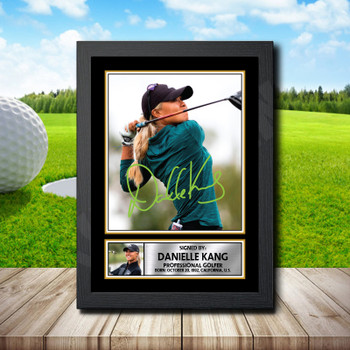Danielle Kang Golf Autographed Poster Print Photo Signature Gift Danielle Kang Golf Autographed Poster Print Photo Signature Gift