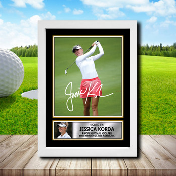 Jessica Korda 2 Golf Autographed Poster Print Photo Signature Gift Jessica Korda 2 Golf Autographed Poster Print Photo Signature Gift