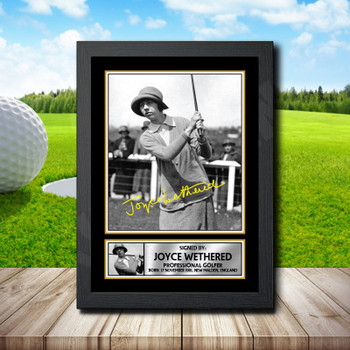 Joyce Wethered 2 Golf Autographed Poster Print Photo Signature Gift Joyce Wethered 2 Golf Autographed Poster Print Photo Signature Gift