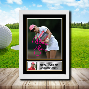 Natalie Gulbis 2 Golf Autographed Poster Print Photo Signature Gift Natalie Gulbis 2 Golf Autographed Poster Print Photo Signature Gift