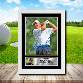 Nick Price 2 Golf Autographed Poster Print Photo Signature Gift Nick Price 2 Golf Autographed Poster Print Photo Signature Gift
