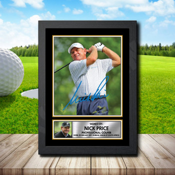 Nick Price 2 Golf Autographed Poster Print Photo Signature Gift Nick Price 2 Golf Autographed Poster Print Photo Signature Gift