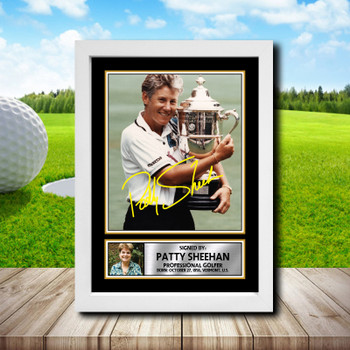 Patty Sheehan 2 Golf Autographed Poster Print Photo Signature Gift Patty Sheehan 2 Golf Autographed Poster Print Photo Signature Gift