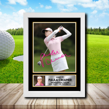 Paula Creamer Golf Autographed Poster Print Photo Signature Gift Paula Creamer Golf Autographed Poster Print Photo Signature Gift