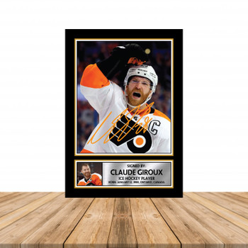 Claude Giroux 2 Ice Hockey Autographed Poster Print Photo Signature Gift Claude Giroux 2 Ice Hockey Autographed Poster Print Photo Signature Gift