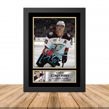 Corey Perry Ice Hockey Autographed Poster Print Photo Signature Gift Corey Perry Ice Hockey Autographed Poster Print Photo Signature Gift