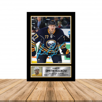 Dmitri Kulikov 2 Ice Hockey Autographed Poster Print Photo Signature Gift Dmitri Kulikov 2 Ice Hockey Autographed Poster Print Photo Signature Gift