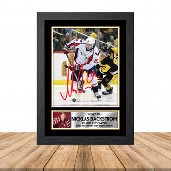Nicklas Backstrom Ice Hockey Autographed Poster Print Photo Signature Gift Nicklas Backstrom Ice Hockey Autographed Poster Print Photo Signature Gift