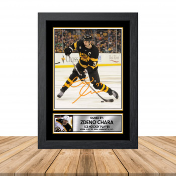 Zdeno Chara Ice Hockey Autographed Poster Print Photo Signature Gift