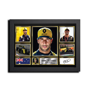 Daniel Ricciardo MC1705 Signed Autographed Formula 1 Print Daniel Ricciardo MC1705 Signed Autographed Formula 1 Print