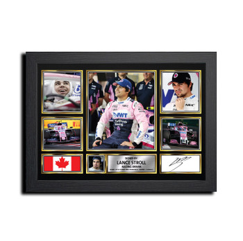 Lance Stroll MC1711 Signed Autographed Formula 1 Print
