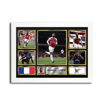 Alexandre Lacazette Football Gift MC1555 Autographed Star Poster Print Merch Gift Alexandre Lacazette Football Gift MC1555 Autographed Star Poster Print Merch Gift