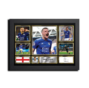 Jamie Vardy Football Gift MC1683 Autographed Star Poster Print Merch Gift