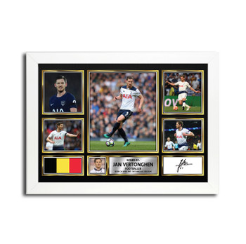 JAN VERTONGHEN Football Gift MC1610 Autographed Star Poster Print Merch Gift JAN VERTONGHEN Football Gift MC1610 Autographed Star Poster Print Merch Gift