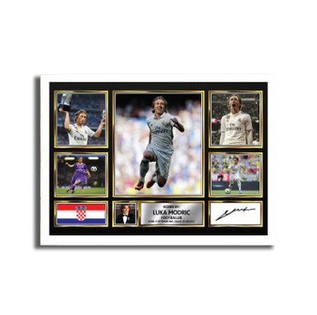 Luka Modric Football Gift MC1635 Autographed Star Poster Print Merch Gift Luka Modric Football Gift MC1635 Autographed Star Poster Print Merch Gift