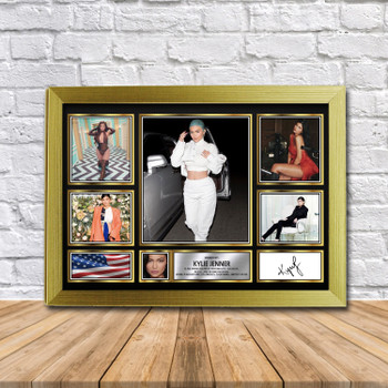 Kylie-Jenner Gift Framed Autographed Star Poster Print Merch Gift Kylie-Jenner Gift Framed Autographed Star Poster Print Merch Gift