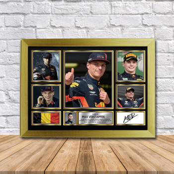 Verstappen Formula 1 Rugby Gift Framed Autographed Star Poster Print Merch Gift Verstappen Formula 1 Rugby Gift Framed Autographed Star Poster Print Merch Gift