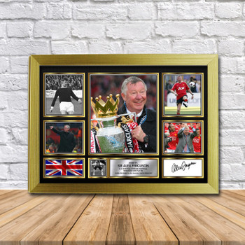 Sir Alex Ferguson (2) Gift Framed Autographed Star Poster Print Merch Gift Sir Alex Ferguson (2) Gift Framed Autographed Star Poster Print Merch Gift