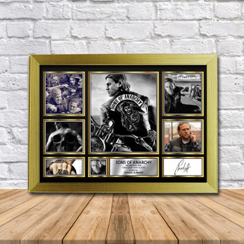 Sons of Anarchy Movie Gift Framed Autographed Star Poster Print Merch Gift