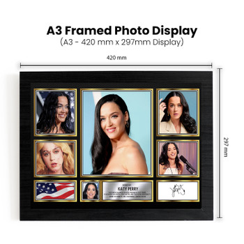 Katy Perry New Music Gift Framed Autographed Star Poster Print Merch Gift