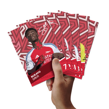 Arsenal Players SIGNED A6 Poster Pack - 6 Autographed Poster Print Cards (Saka, Saliba, Rice, Odegard, Raya, Arteta) Arsenal Players SIGNED A6 Poster Pack - 6 Autographed Poster Print Cards (Saka, Saliba, Rice, Odegard, Raya, Arteta)