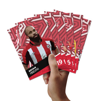 Brentford Players SIGNED A6 Poster Pack - 6 Autographed Poster Print Cards (Mbeumo, Wissa, Norgaard, Damsgaard, Flekken, Frank) Brentford Players SIGNED A6 Poster Pack - 6 Autographed Poster Print Cards (Mbeumo, Wissa, Norgaard, Damsgaard, Flekken, Frank)